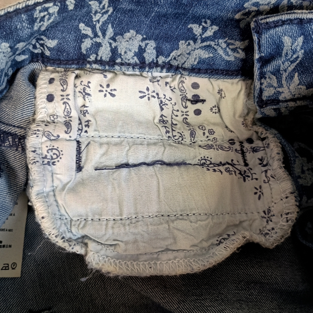We The Free Dream Lover Floral AOP Boho Flare Cottagecore Rustic Size 26 Jeans - Picture 8 of 12